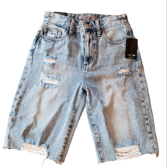 Joes Jeans Easy Bermuda Distressed Denim Shorts NEW - Picture 8 of 8